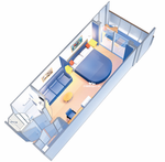 Accessible Deluxe Ocean View Stateroom with Balcony